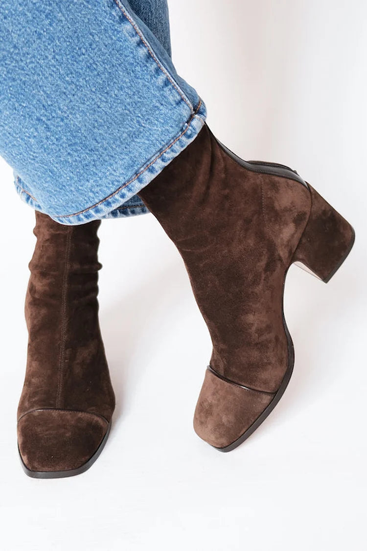 Taylor | Square Toe Heeled Boots