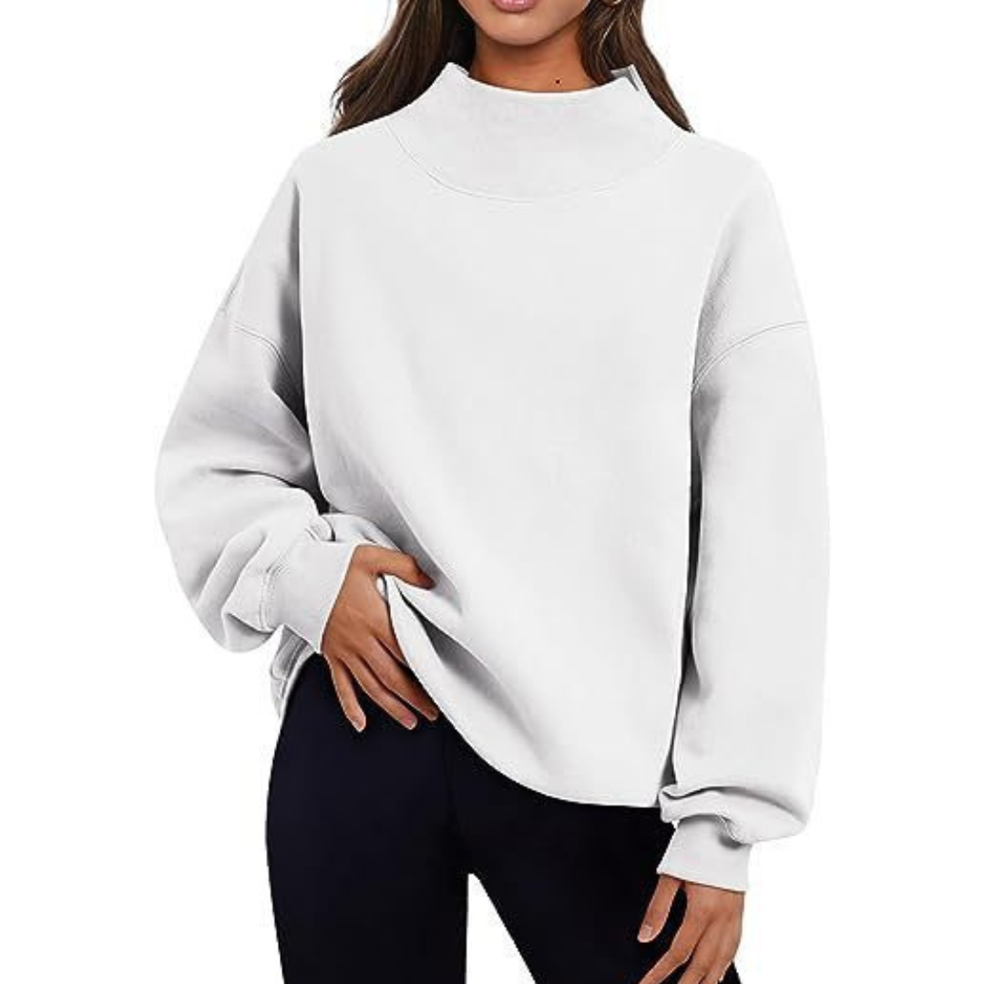 LESLY™ | Oversized Turtleneck Sweatshirt