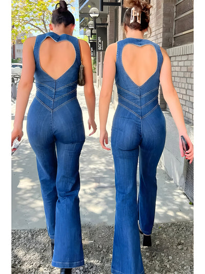 Julie | Denim Jumpsuit