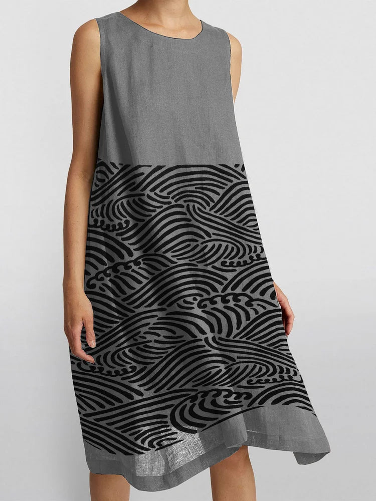 Andrea | Sleeveless Midi Dress - Avery & Hart Boutique