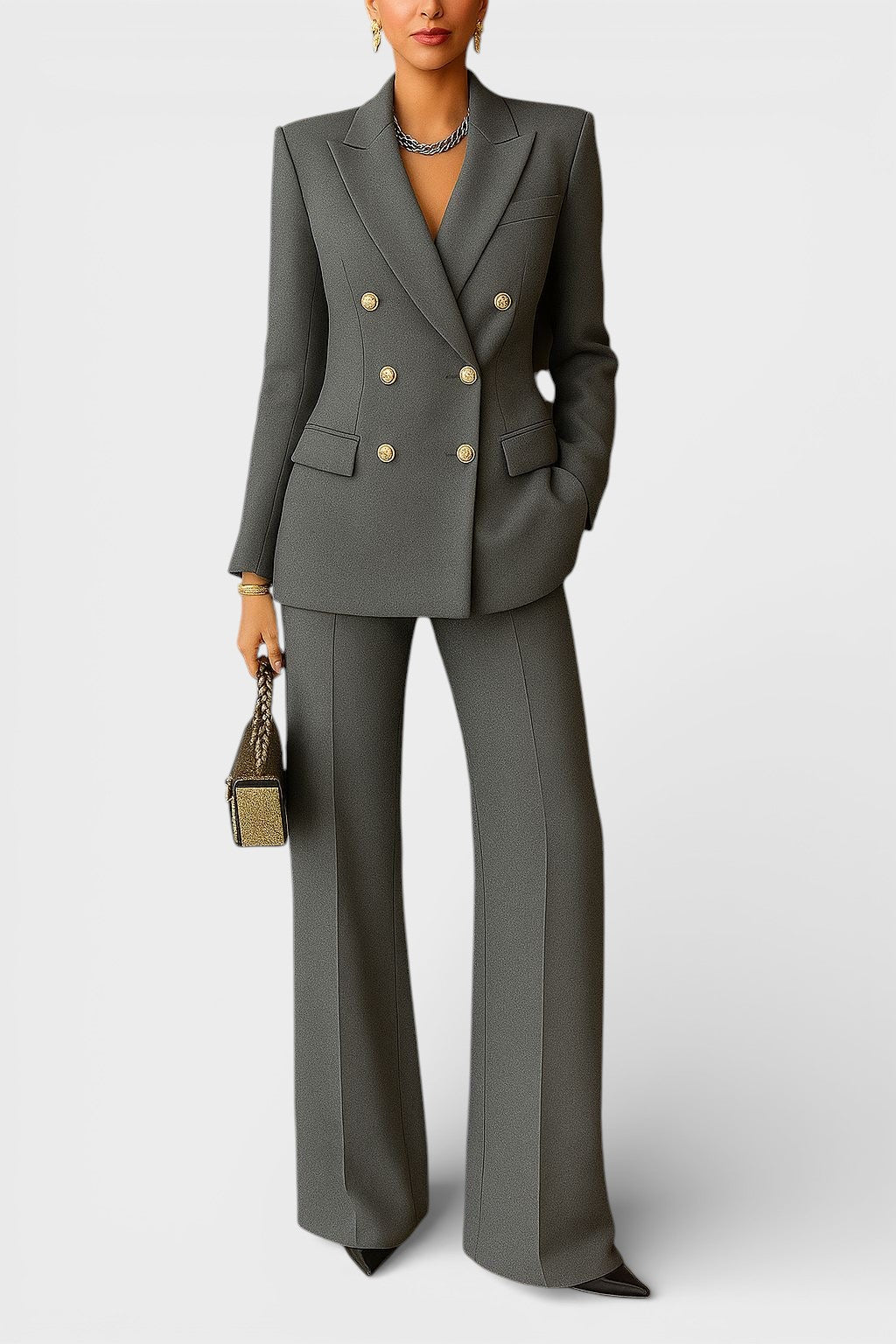 Kalyn | Blazer & Wide-Leg Trousers