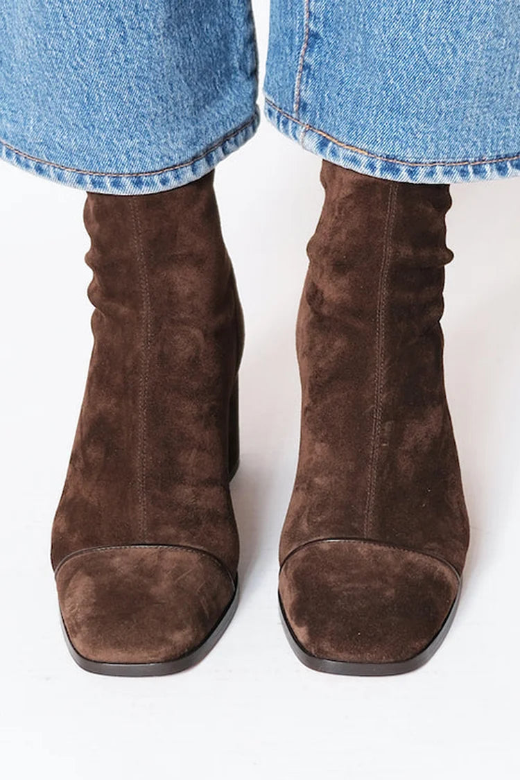 Taylor | Square Toe Heeled Boots