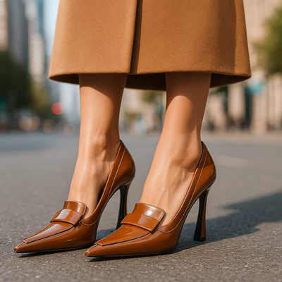 Leah | Patent Elegance Pumps