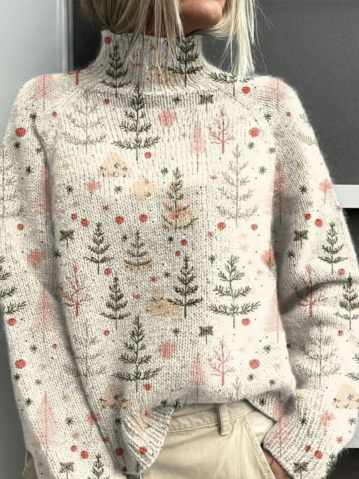 ASHLYN™|FESTIVE TURTLENECK SWEATER