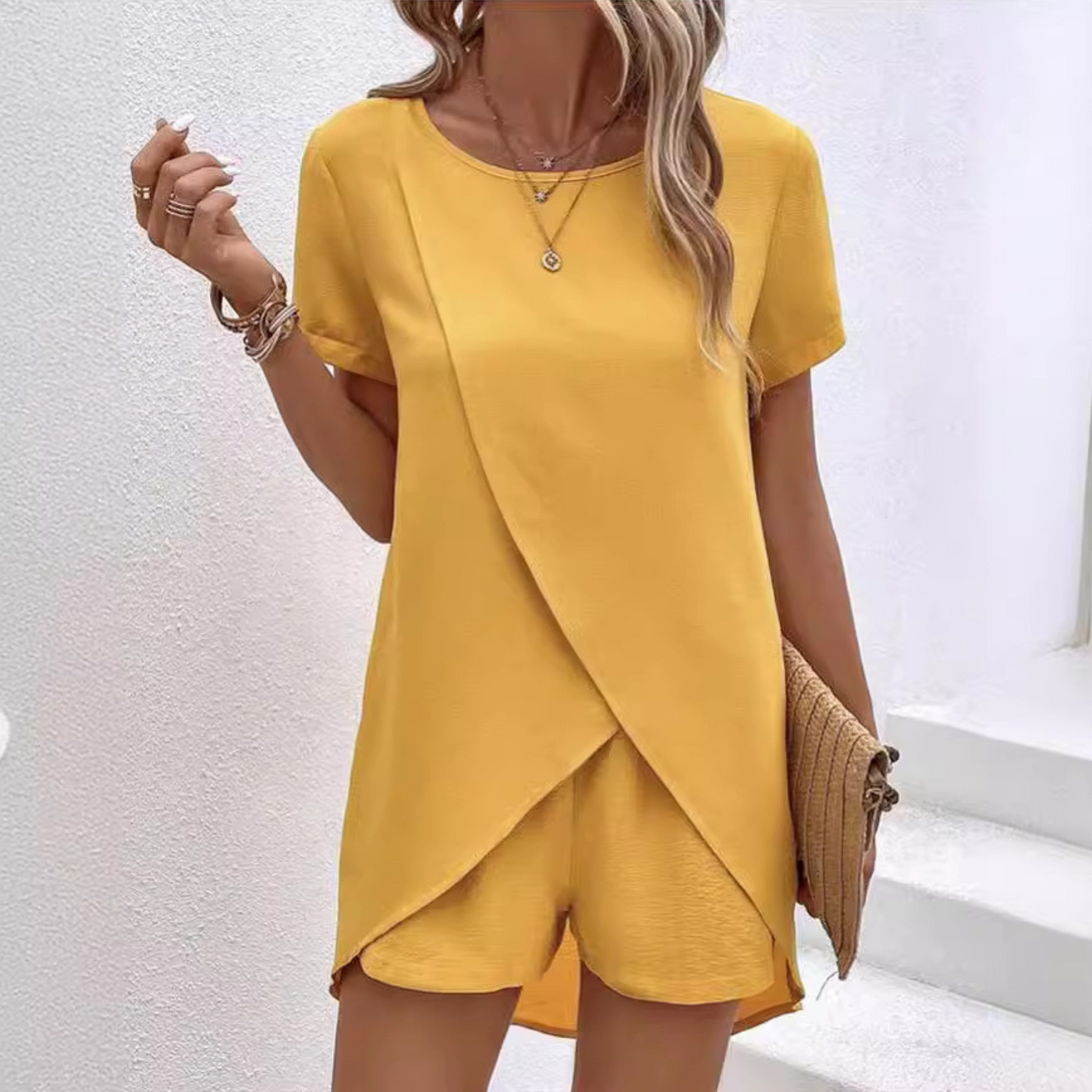 AMALIA™ | Elegant Summer Co-ord Lounge Set