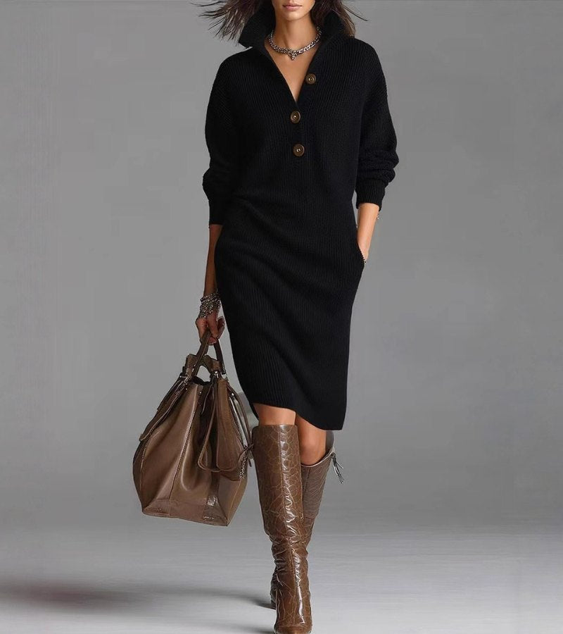 Liana | Warm Knit Dress