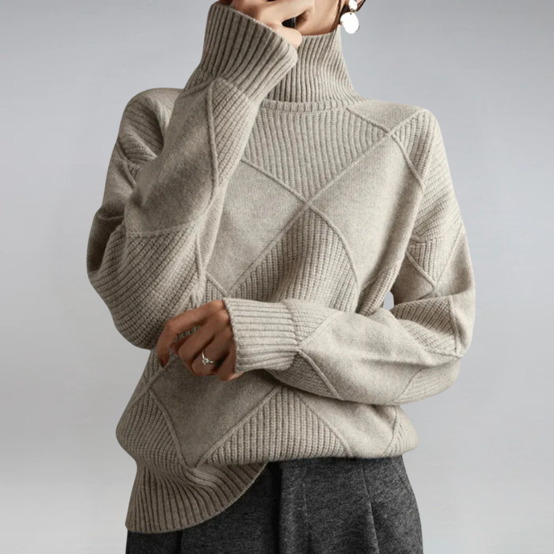 ANNE™|LUXE TURTLENECK SWEATER