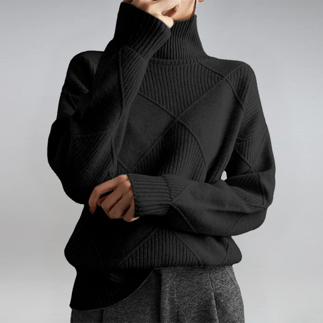 ANNE™|LUXE TURTLENECK SWEATER