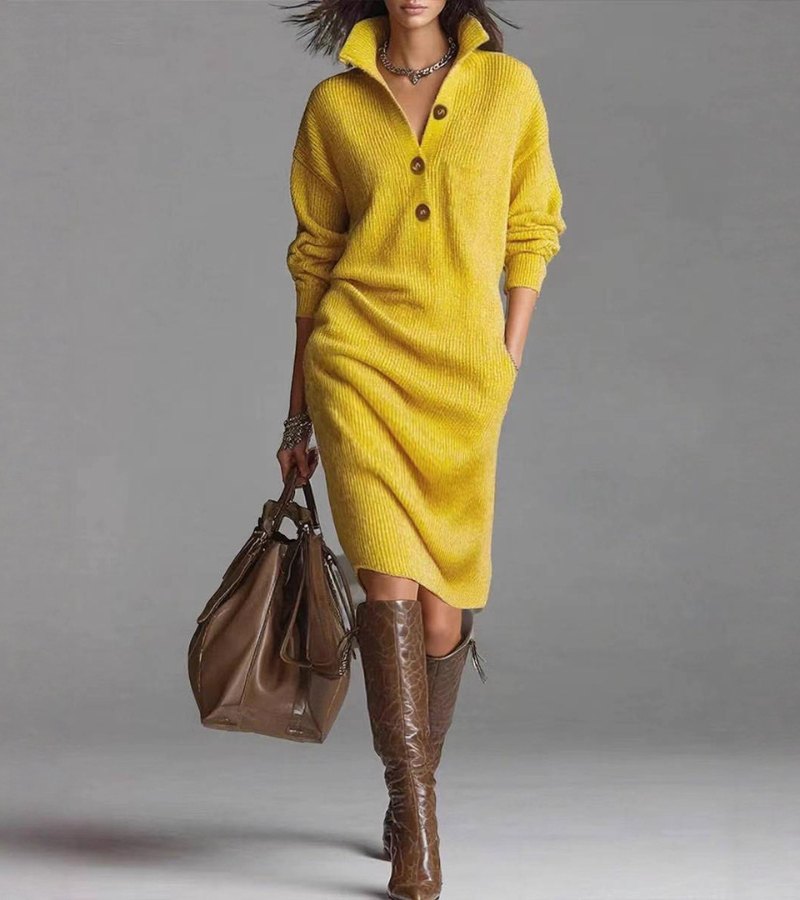 Liana | Warm Knit Dress