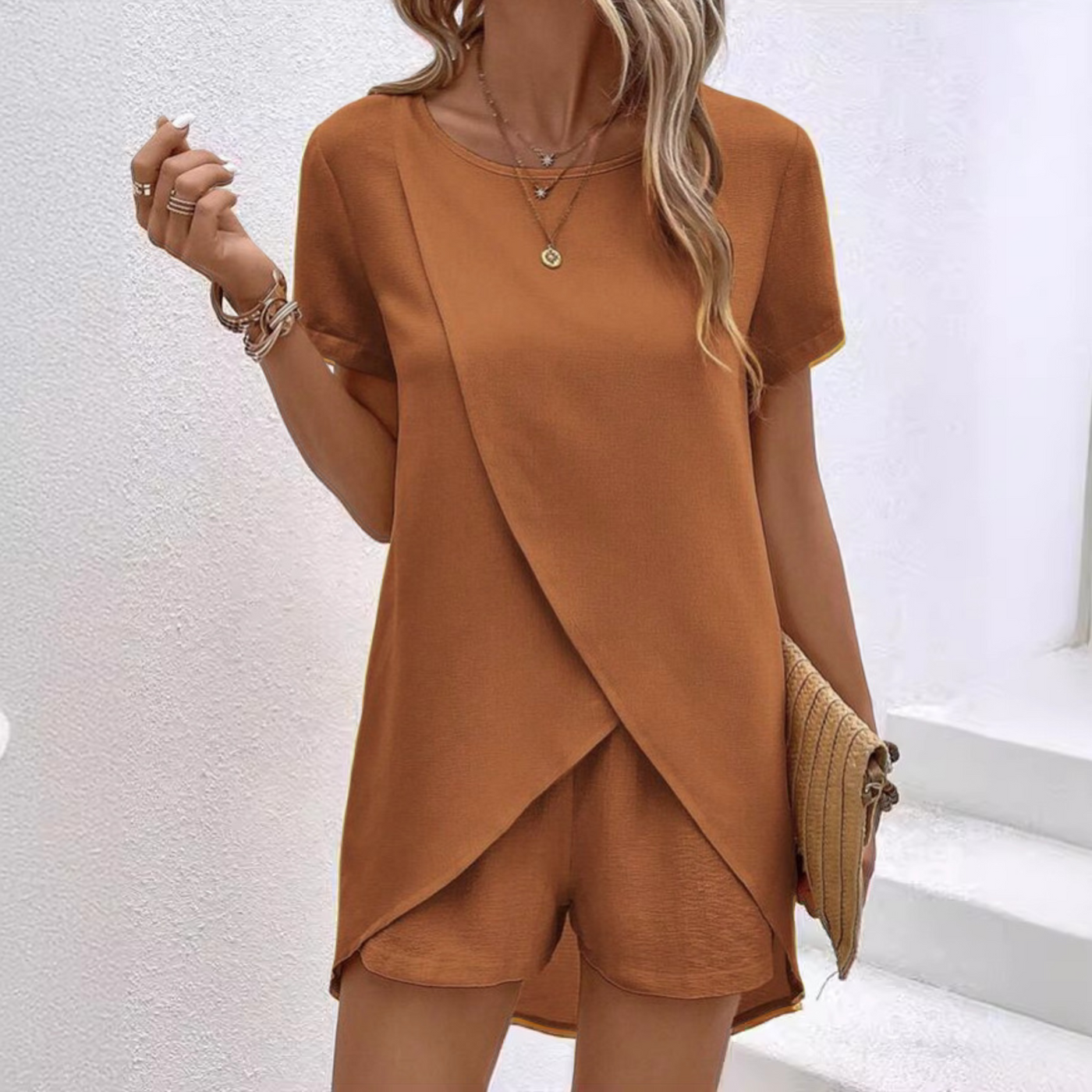 AMALIA™ | Elegant Summer Co-ord Lounge Set