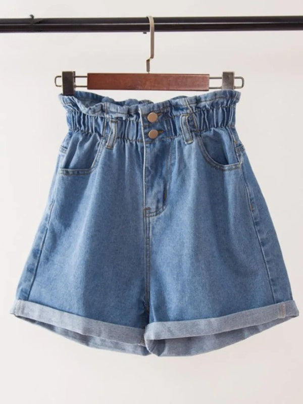 Diana  | Denim High Waisted Shorts