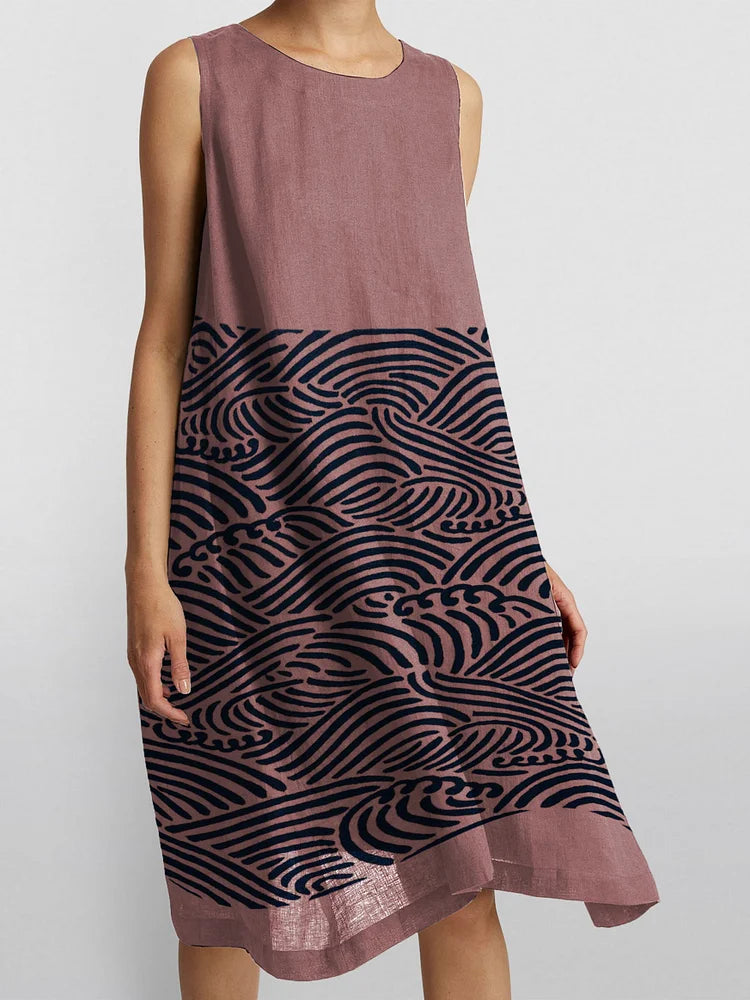 Andrea | Sleeveless Midi Dress - Avery & Hart Boutique