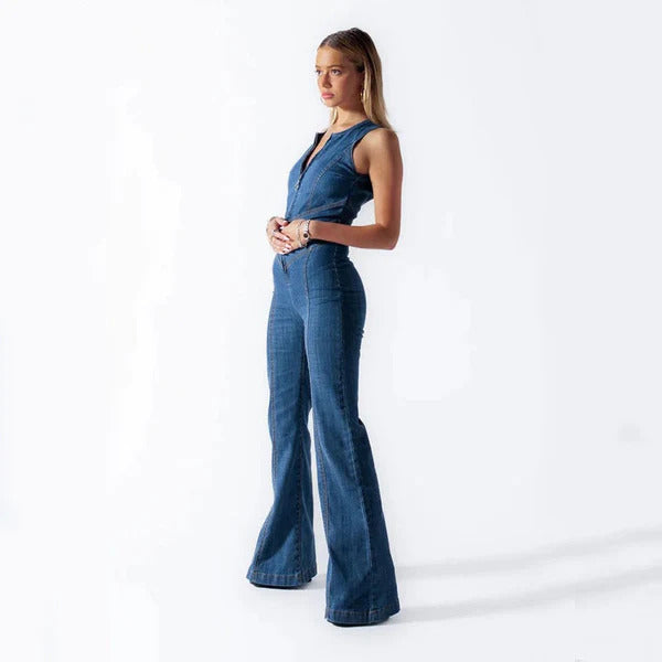 Julie | Denim Jumpsuit