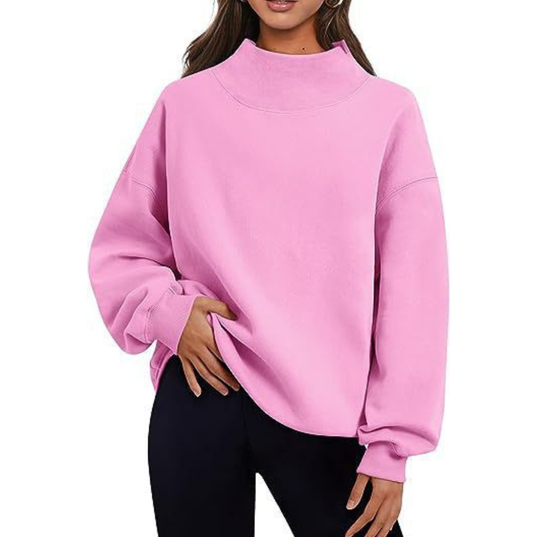 LESLY™ | Oversized Turtleneck Sweatshirt