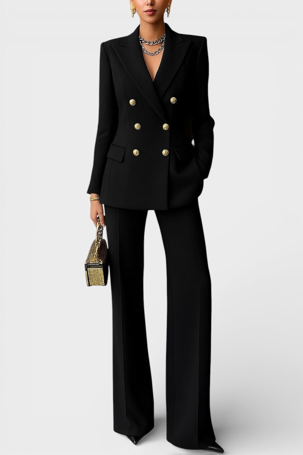 Kalyn | Blazer & Wide-Leg Trousers