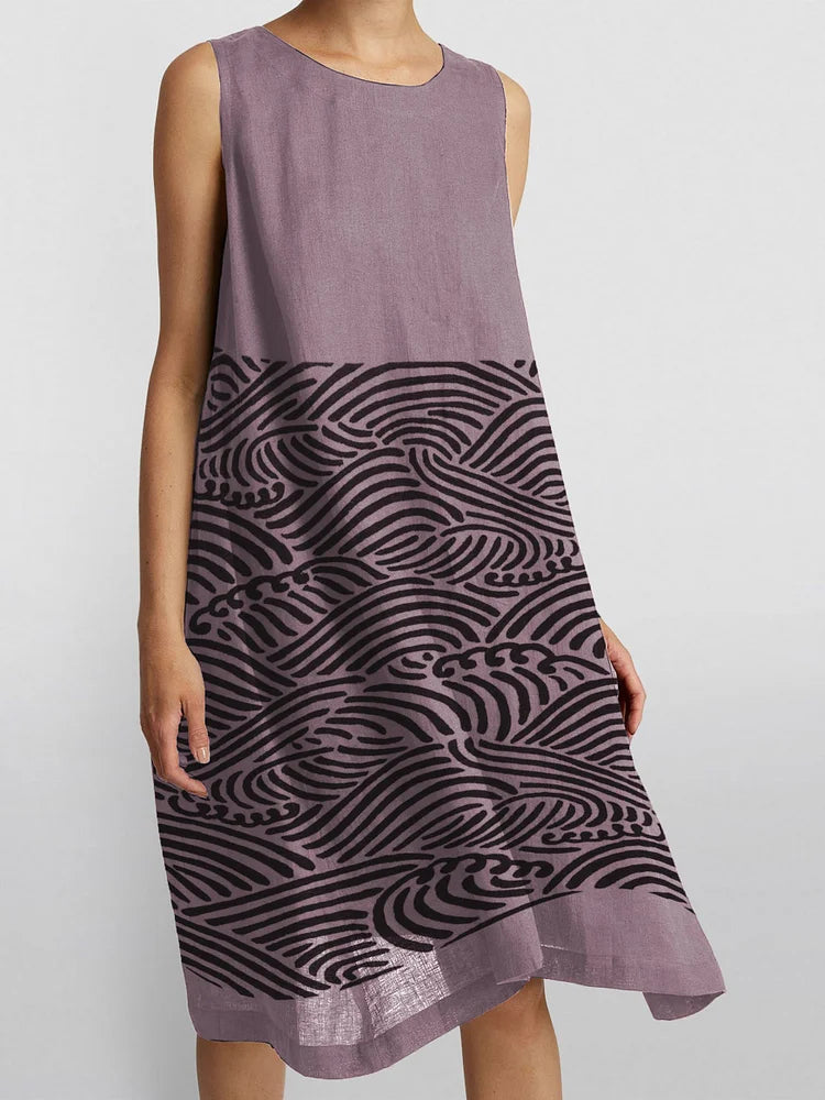 Andrea | Sleeveless Midi Dress - Avery & Hart Boutique