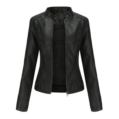 Siri | Elegant Leather Jacket
