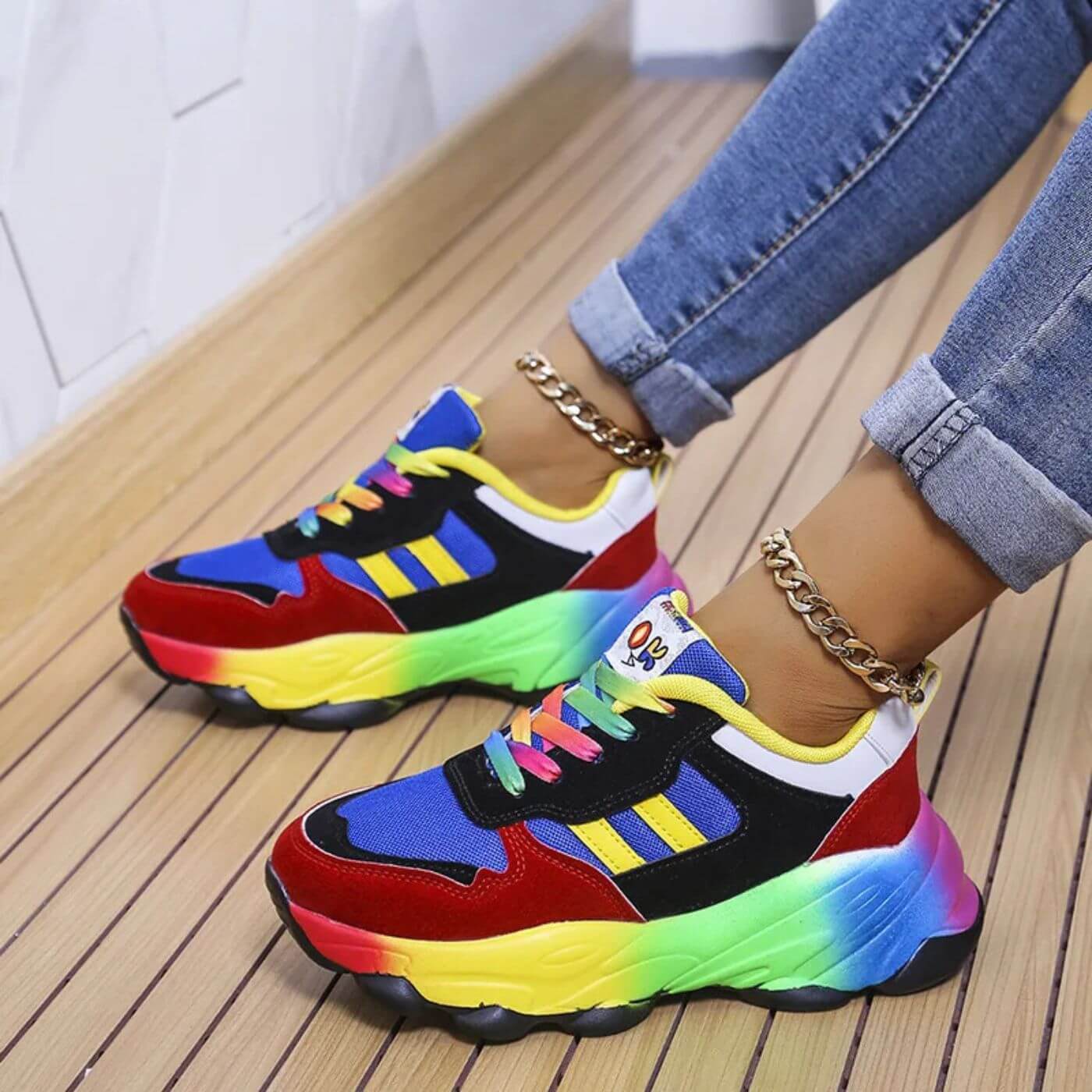 Elina | Colorful Orthopedic Sneakers