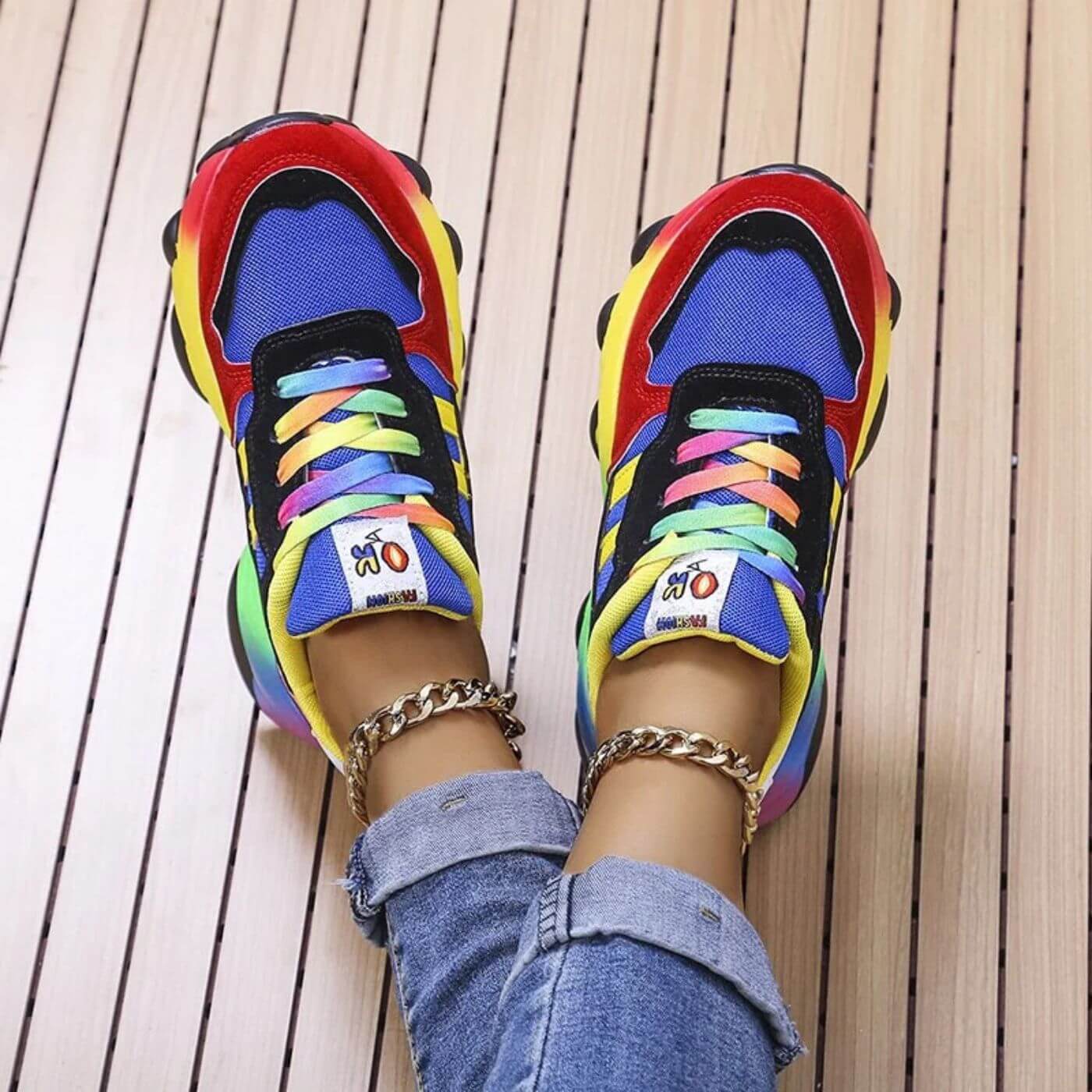 Elina | Colorful Orthopedic Sneakers