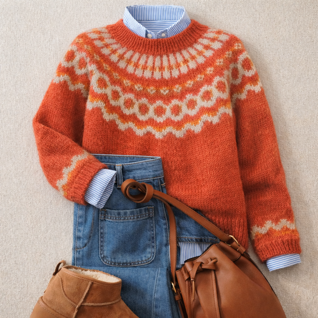 Sandi | Heritage Nordic Knit Sweater