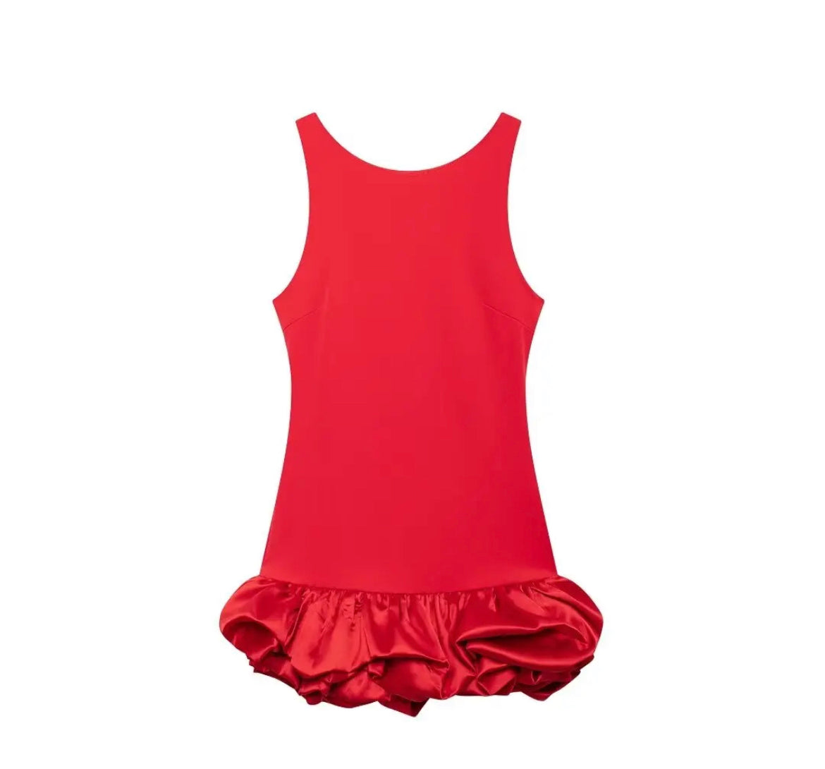 Lize | Ruffle Mini Dress - Avery & Hart Boutique