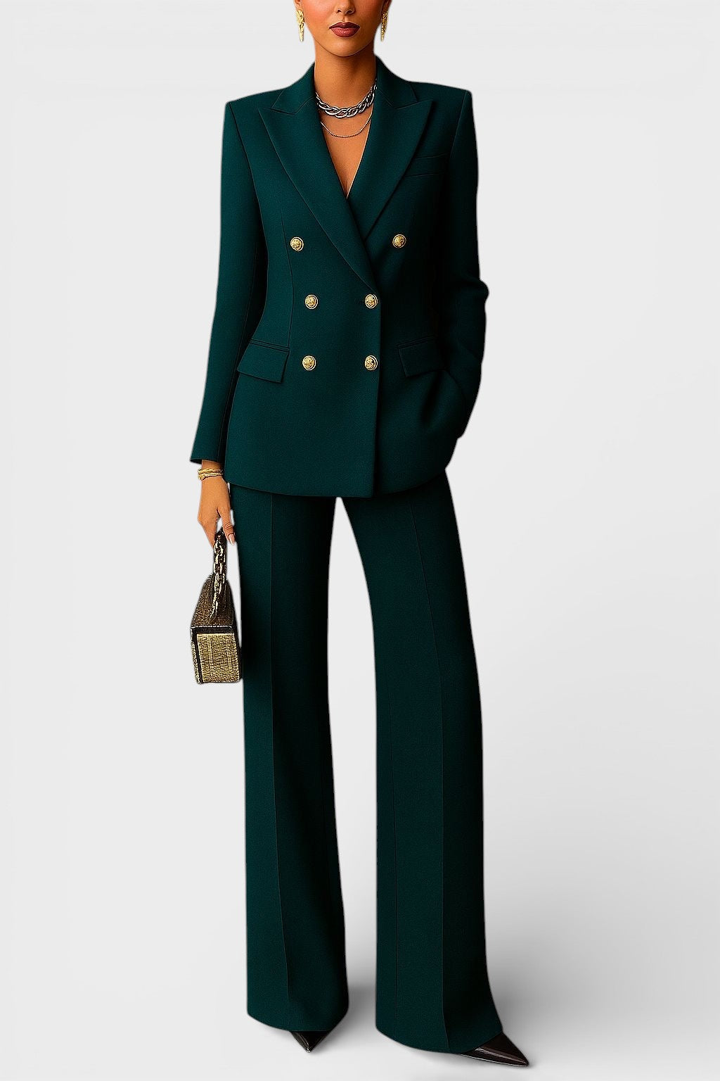 Kalyn | Blazer & Wide-Leg Trousers