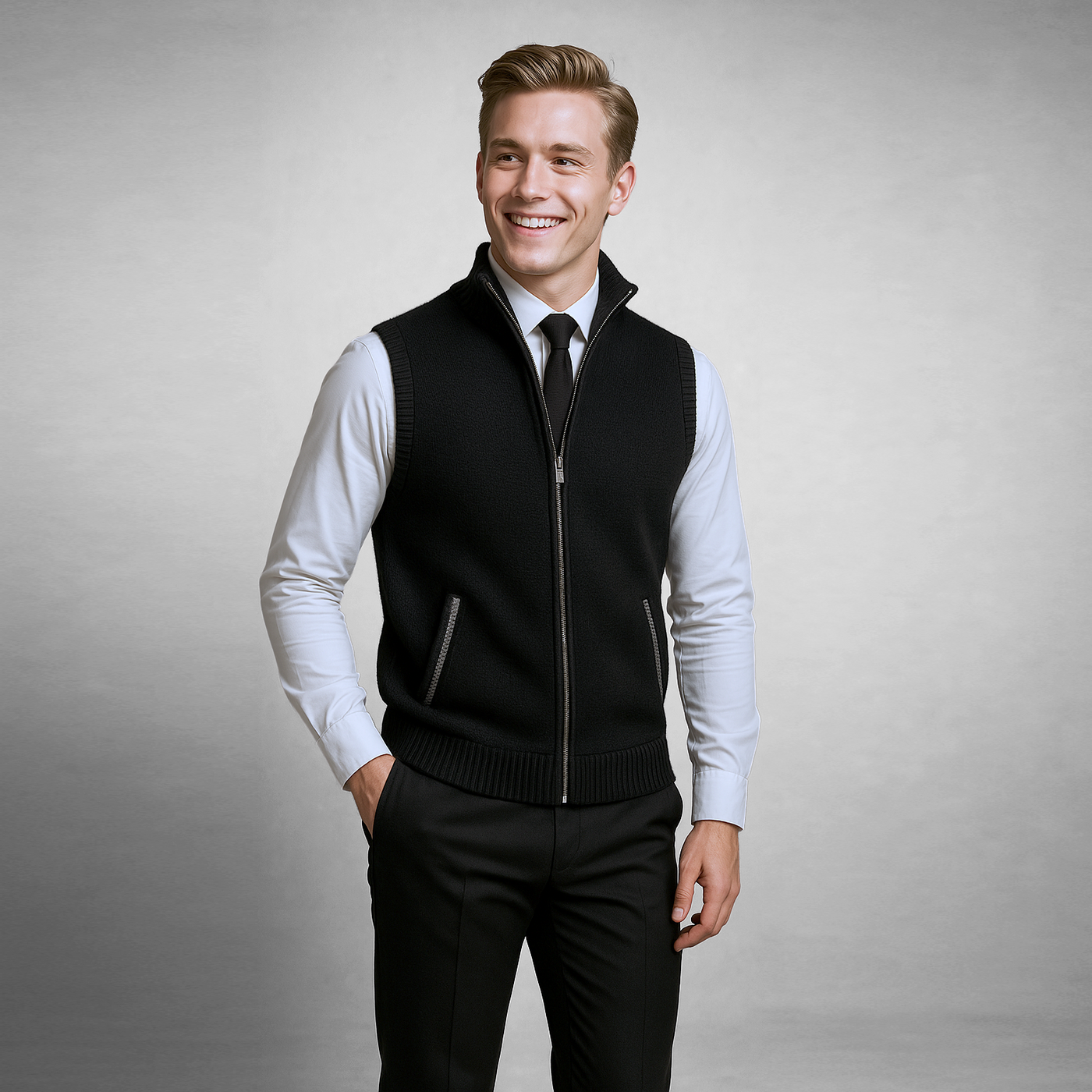 Obertan | Refined Zip Vest