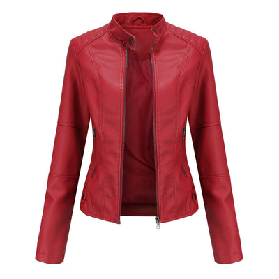 Siri | Elegant Leather Jacket