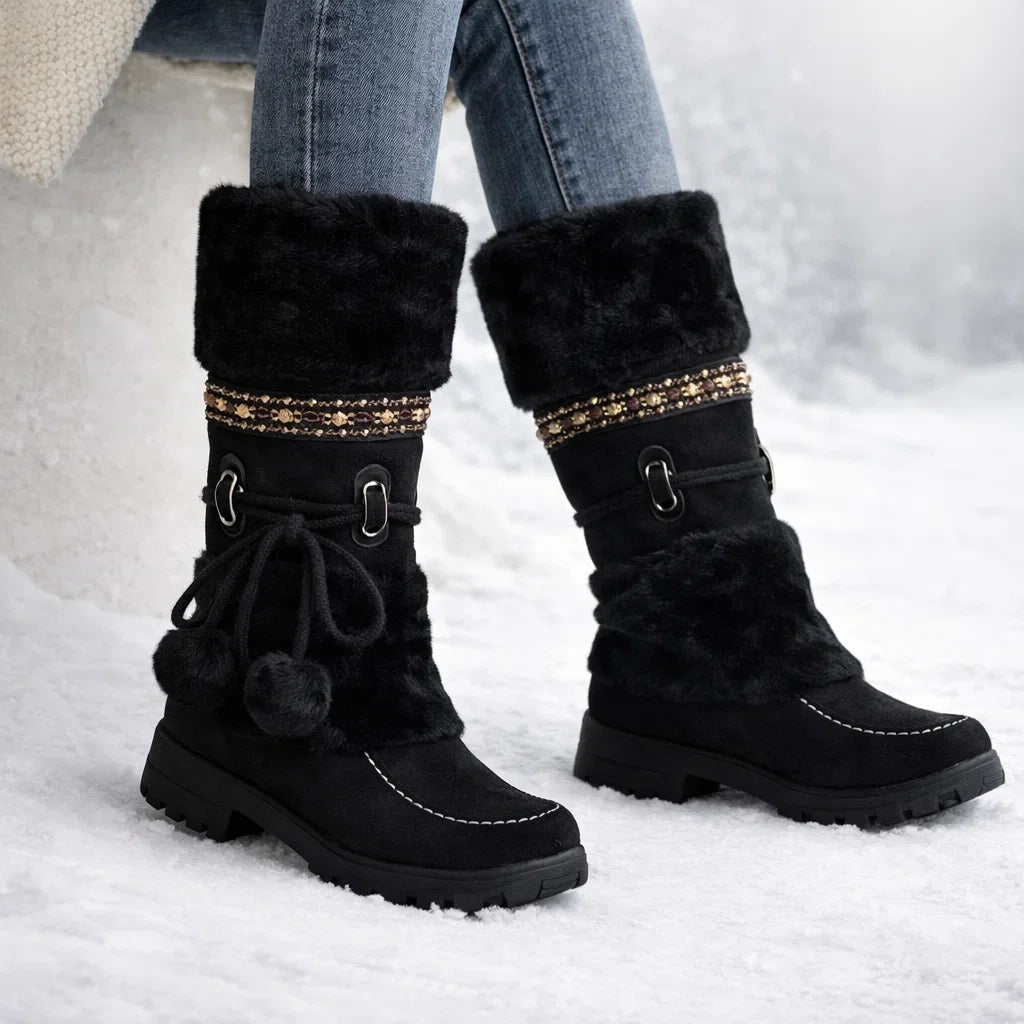 Olynn | Lace-Up Winter Boots