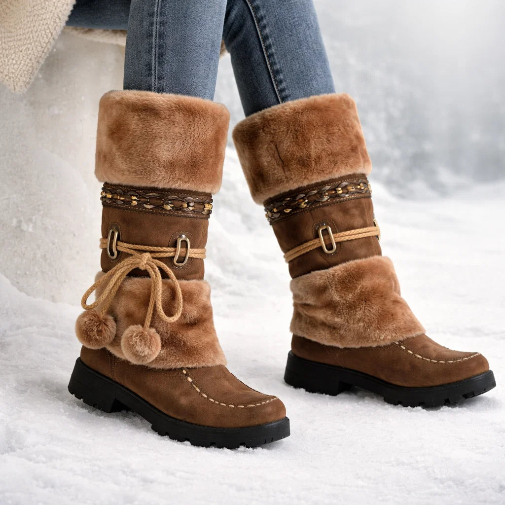 Olynn | Lace-Up Winter Boots
