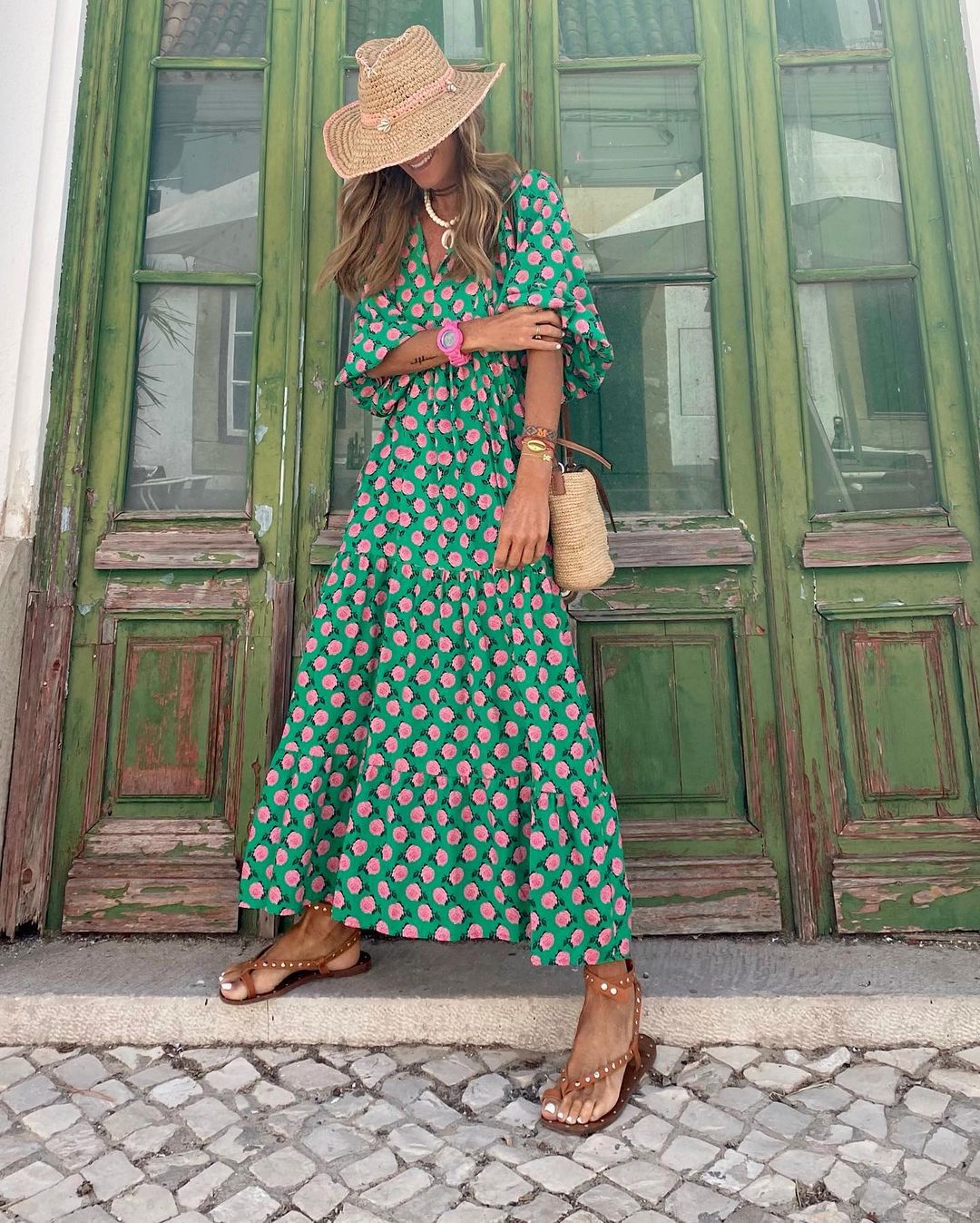 Iwa | Bohemian Long Dress - Avery & Hart Boutique
