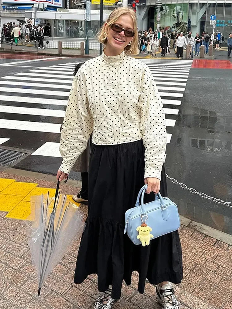 Ivania | Trendy Polka Dot Casual Jacket