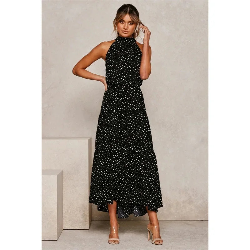 Shaira | Halterneck Dress - Avery & Hart Boutique