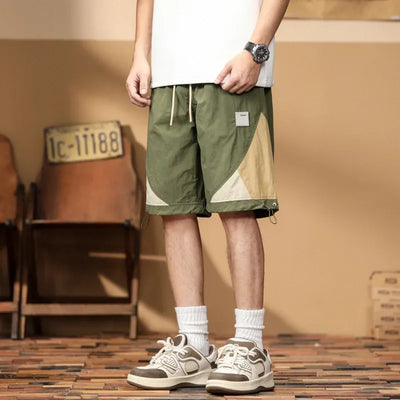 Issac | Elastic Waist Drawstring Shorts