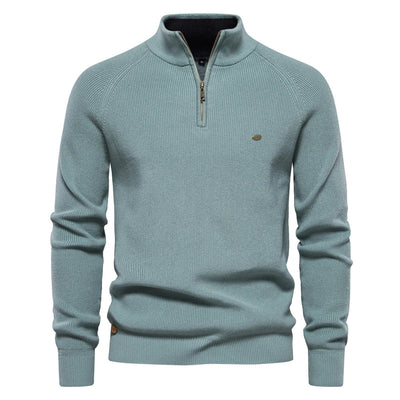 Alan | Classic Quarter-Zip Sweater