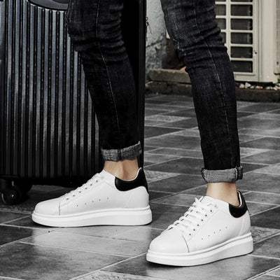 Clifford | Height Enhancing White Sneakers