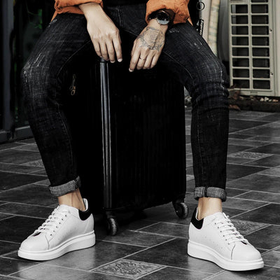 Clifford | Height Enhancing White Sneakers