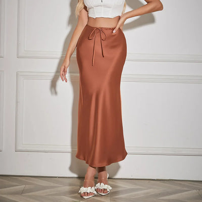 Gwyneth | Maxi Skirt with Bow Detail