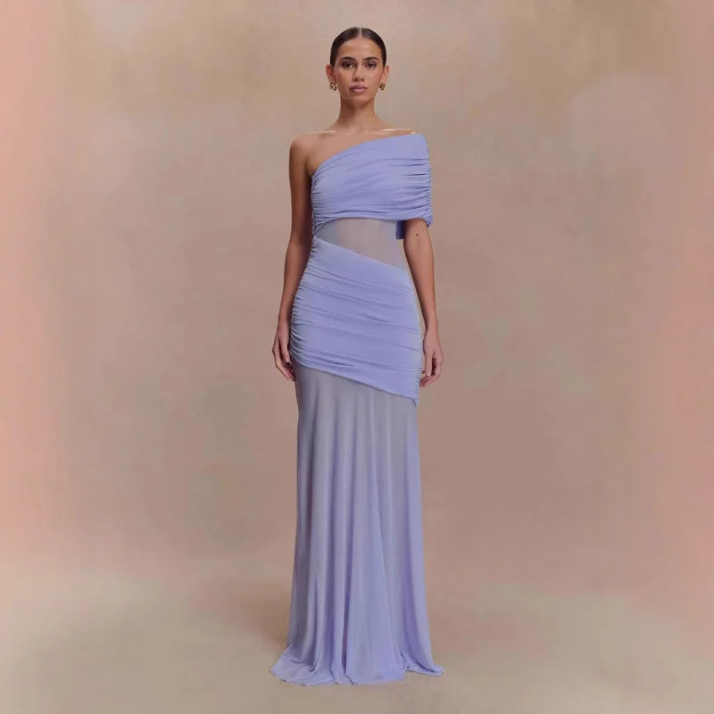 Donnita | Asymmetrical Allure Long Dress - Avery & Hart Boutique