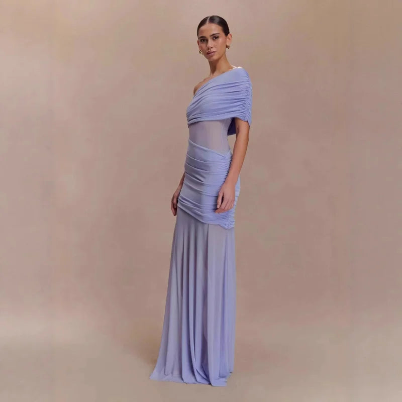 Donnita | Asymmetrical Allure Long Dress - Avery & Hart Boutique