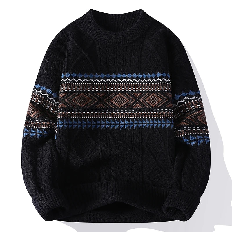 Austin | Nordic Textured Winter Sweater