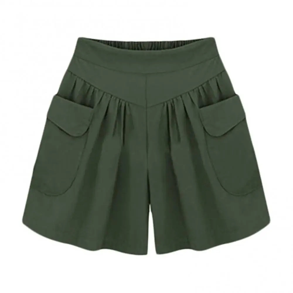 Francesca | High-Waist Wide-Leg Casual Shorts