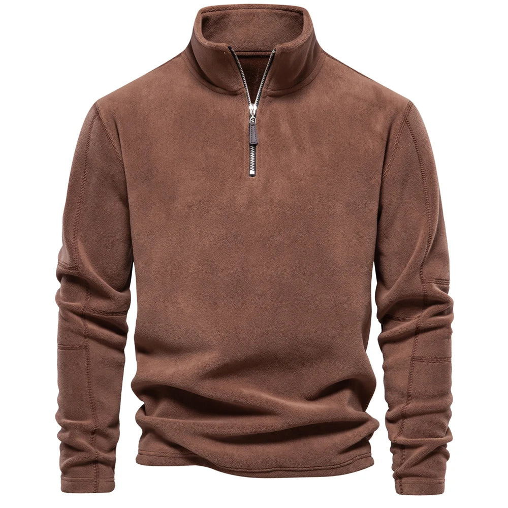 Hugh | Classic Half-Zip Sweater