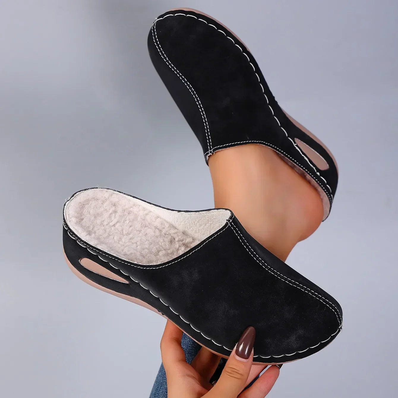 Emma | Orthopaedic Fleece Slippers
