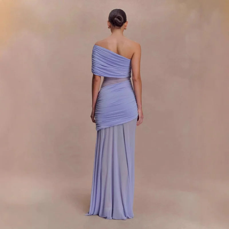 Donnita | Asymmetrical Allure Long Dress - Avery & Hart Boutique