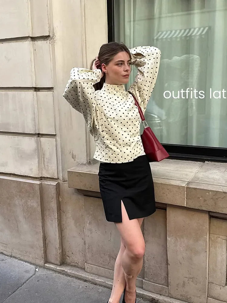 Ivania | Trendy Polka Dot Casual Jacket