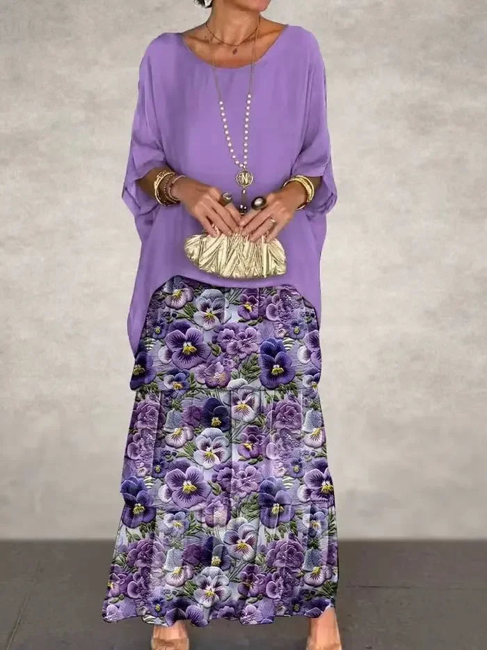 Rosina | Elegant O-Neck Ruffle Dress - Avery & Hart Boutique