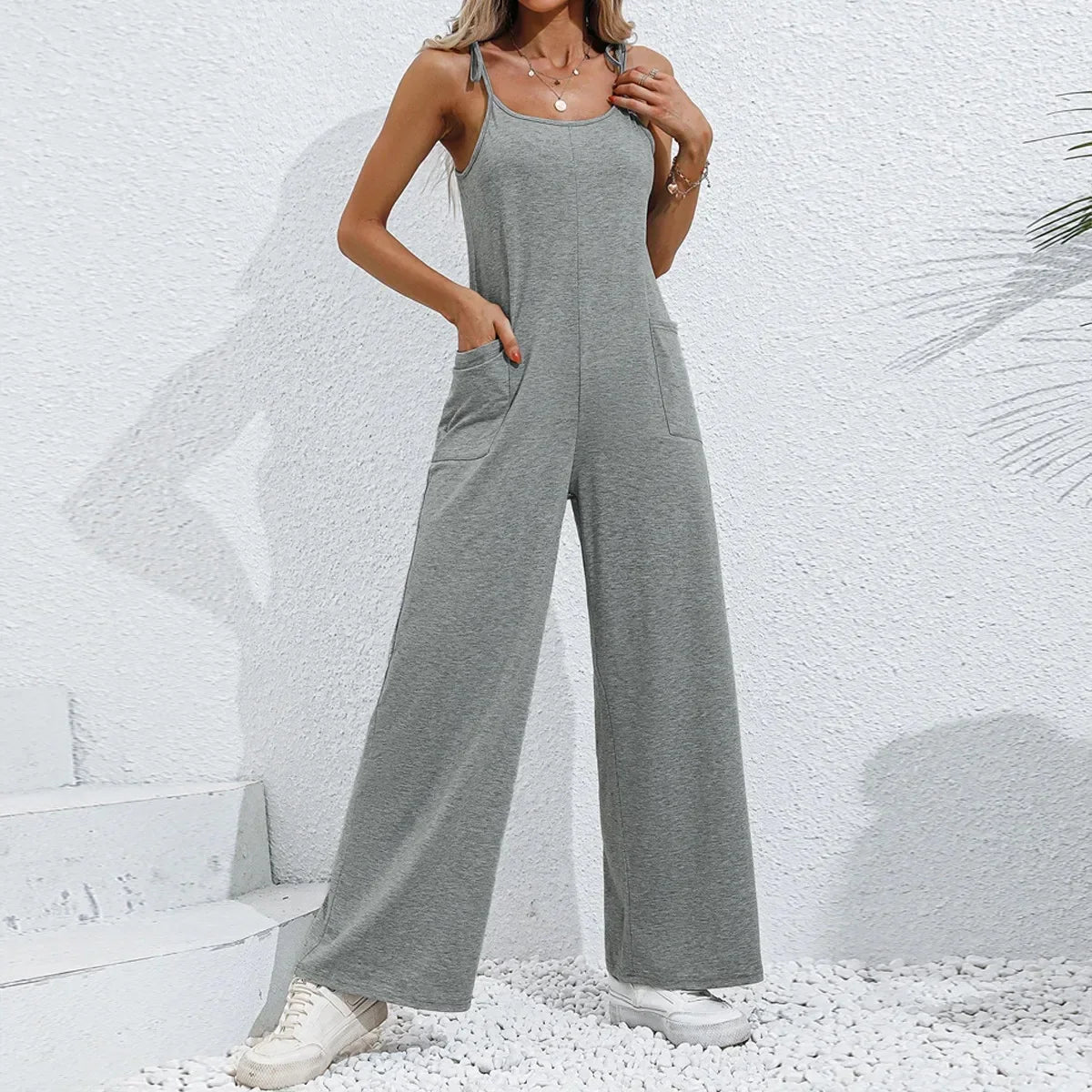 Leah | Jumpsuit with Wide Legs