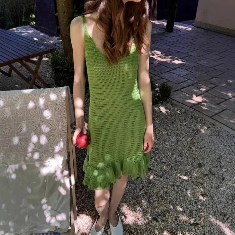 Queenie | Delicate Ruffle Mini Dress - Avery & Hart Boutique