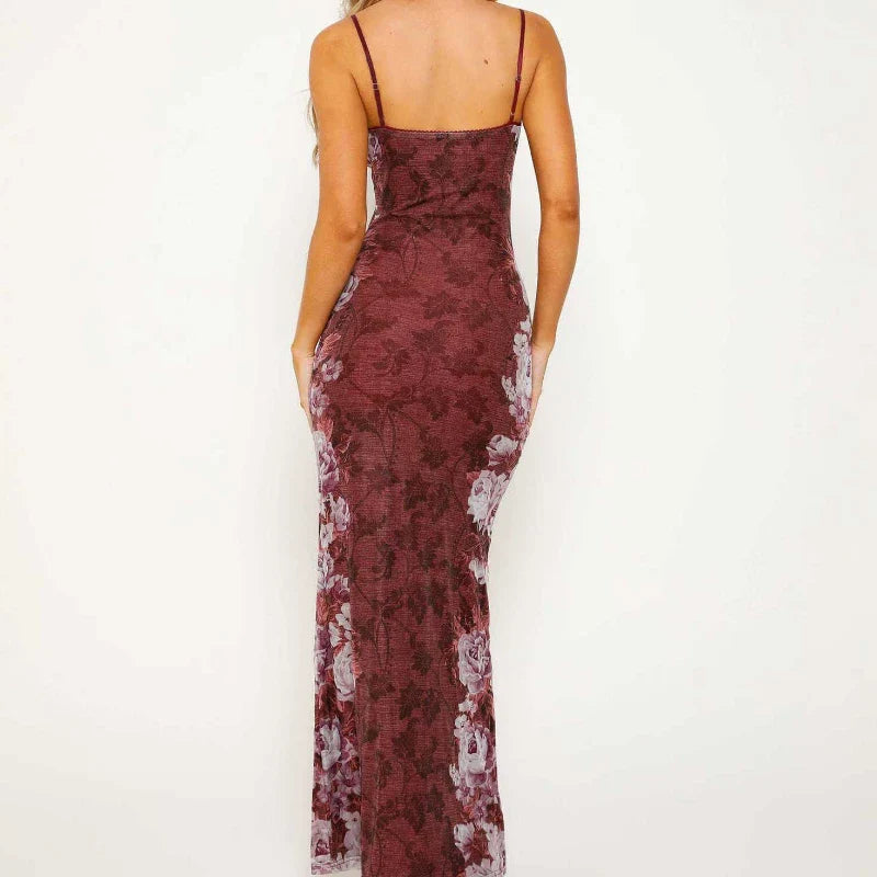 Amora | Floral Flow Slip Dress - Avery & Hart Boutique